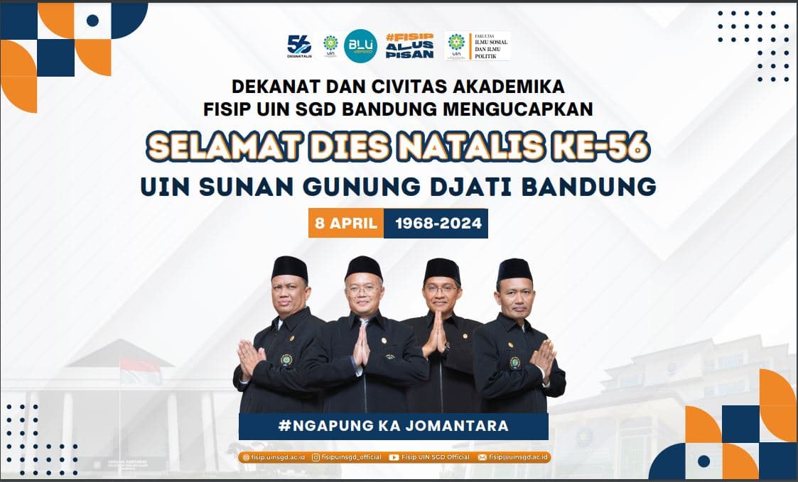 SELAMAT DIES NATALIS KE-56 UIN SUNAN GUNUNG DJATI BANDUNG